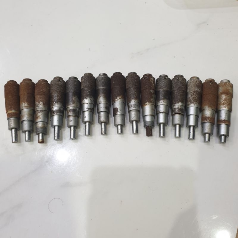 Panme tinh chỉnh 0.01mm dùng cân lực hàn cell 18650, vi chỉnh