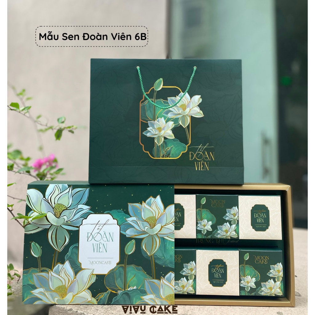 Combo Hộp đựng bánh trung thu cao cấp mẫu 2023