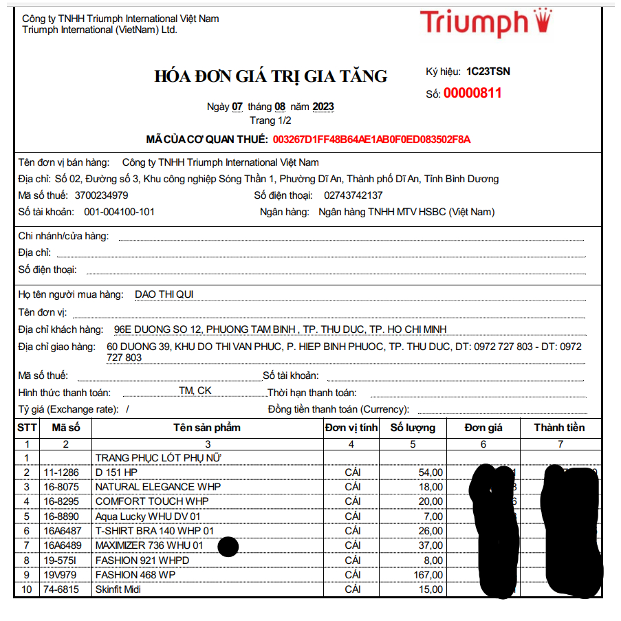 Áo ngực nữ Triumph Fashion 921 Whpd có gọng, không đệm