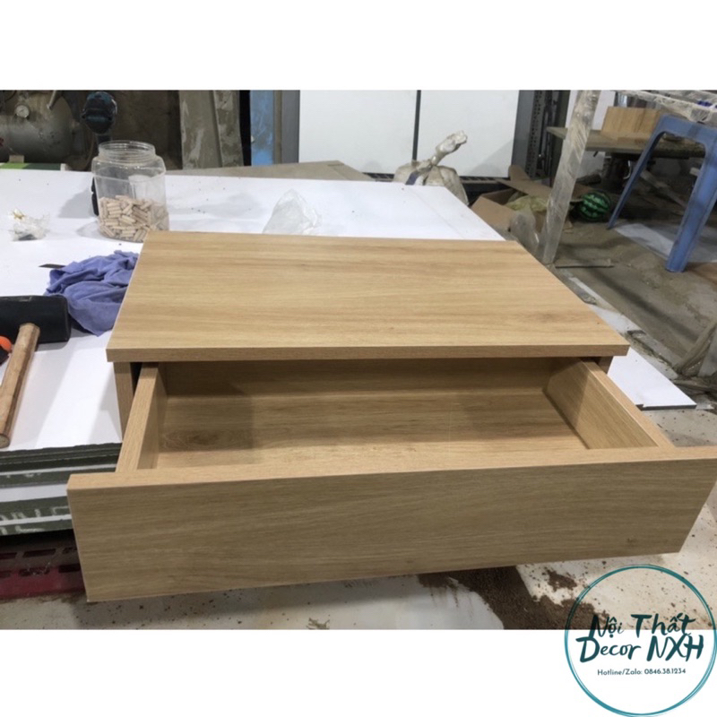 Bàn Trang Điểm Treo Tường 1 Ngăn Kéo Gỗ MDF  Giảm SHOCK