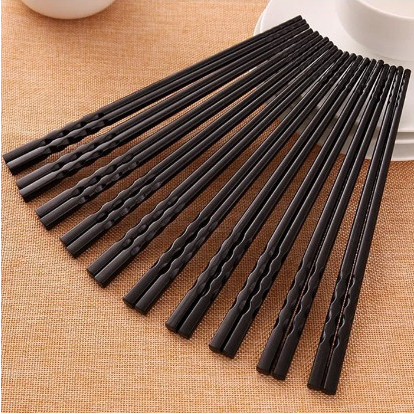 Sét 10 Đôi Đũa Nhựa Phíp Đức Phúc Có Đầu Chống Trượt