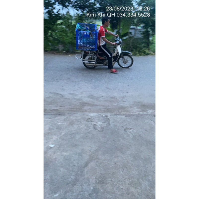 Baga giá trở hàng cáng hai bên cho dream tải 200 kg