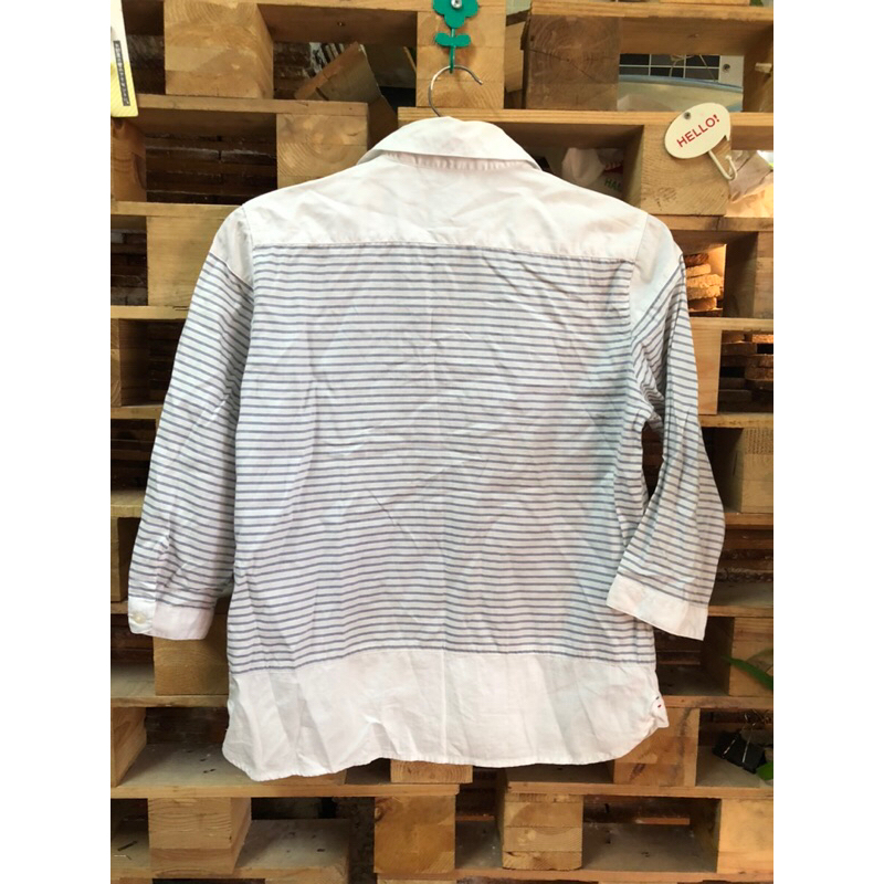 S051. Áo sơ mi nữ hiệu Brick house szM- 2hand