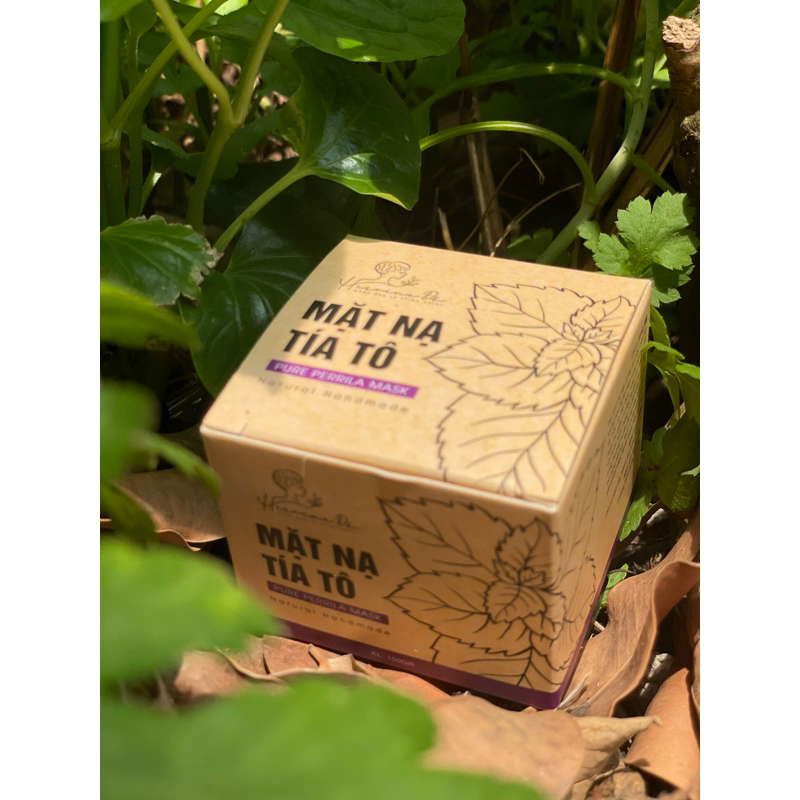 MẶT NẠ TRẮNG DA-MỜ NÁM TÍA TÔ TƯƠI- NUÔI TRỒNG ORGANIC