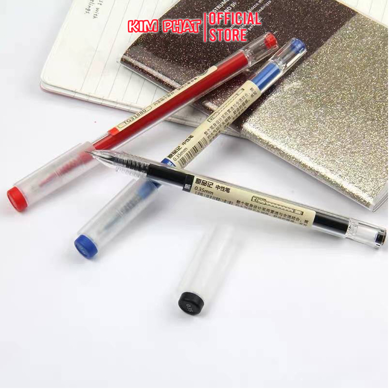 Bút gel bi mực nước ngòi 0.5mm khô nhanh mực đều BJ-1022
