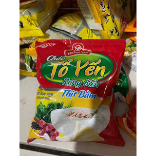 Cháo tổ yến thịt bằm rong biển