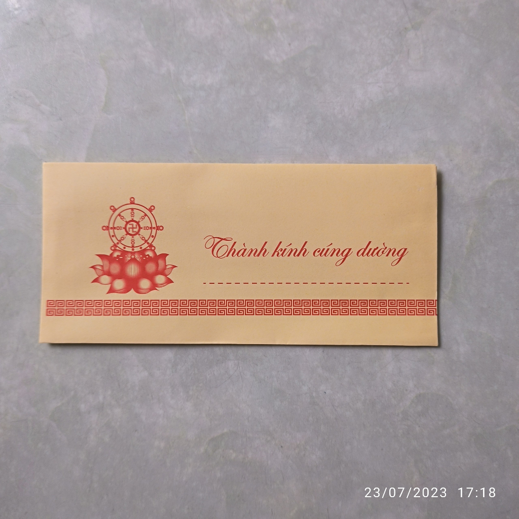 COMBO 50 BÌ THƯ THÀNH KÍNH CÚNG DƯỜNG GIẤY THƯỜNG