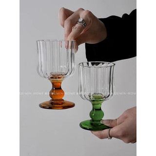 Ly thuỷ tinh whiskey màu trung cổ