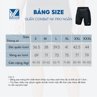 Quần combat NK Pro ngắn