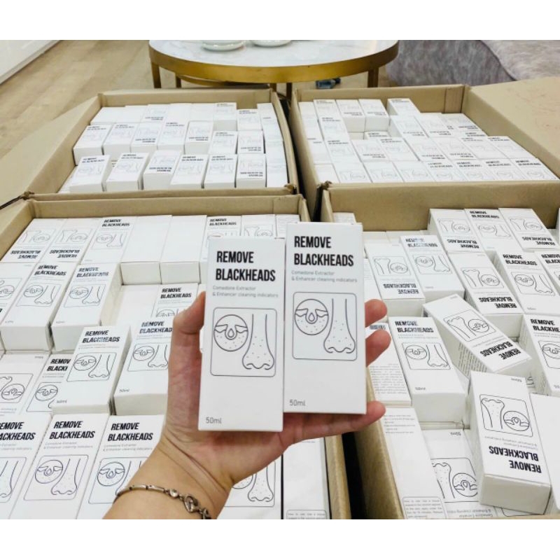 Ủ mụn đầu đen, mụn cám Remove Blackheads chai 50ml