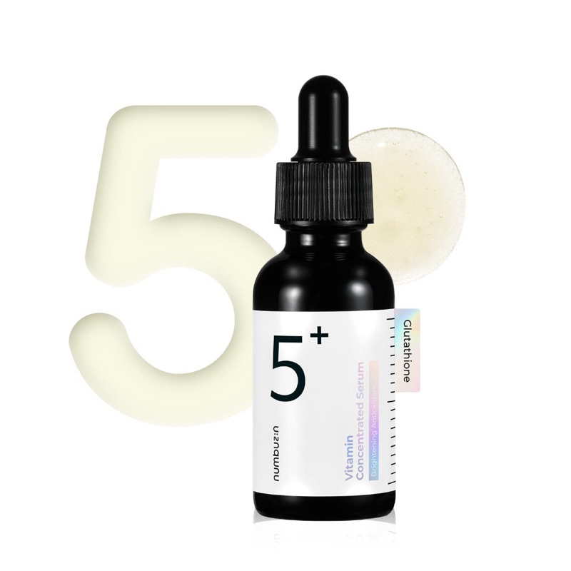 Tinh chất trắng da mờ thâm nám Numbuzin No.5 Vitamin Concentrated Serum 30ml