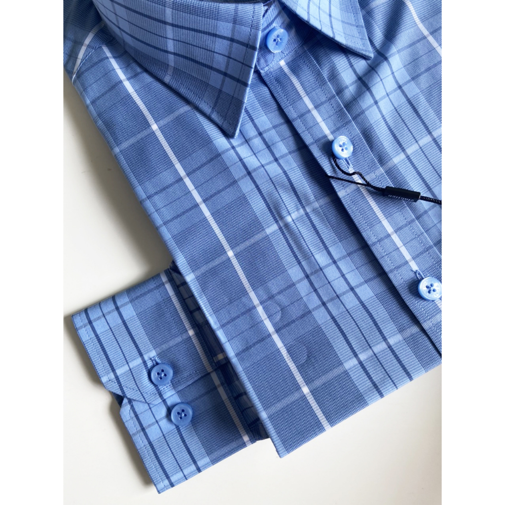 Áo Sơ Mi Dài Tay Bambo Dáng Slimfit Vĩnh Tiến G845