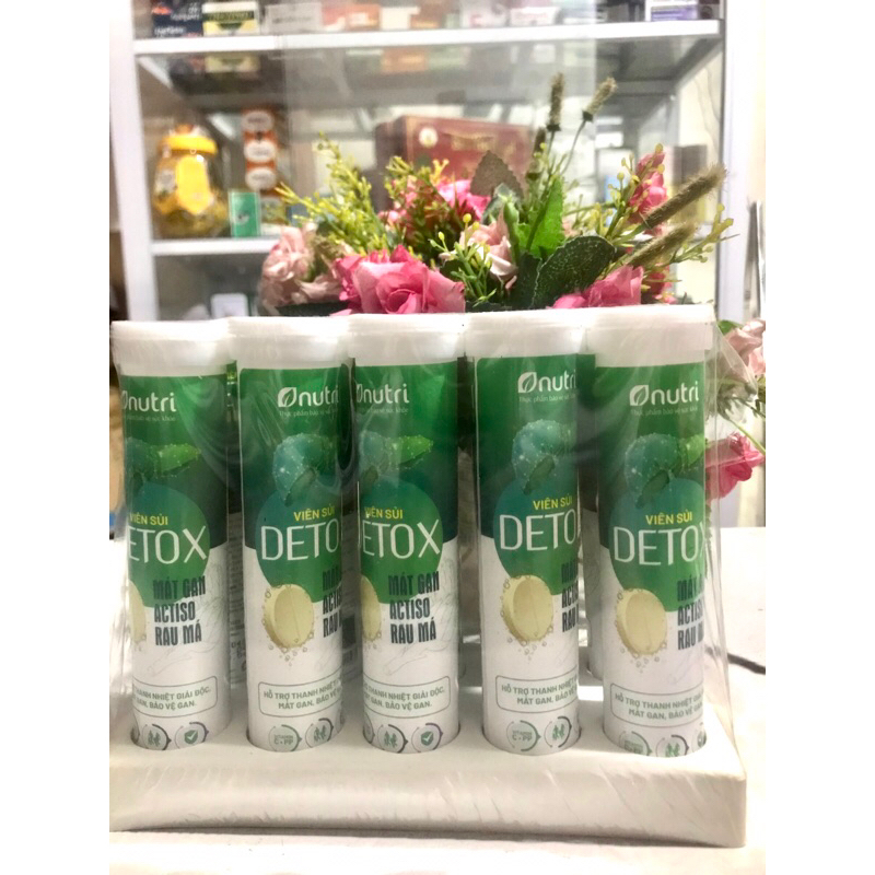 SỦI DETOX MÁT GAN, RAU MÁ NUTRI