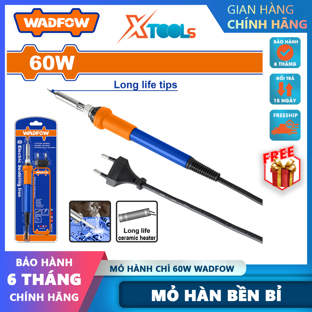 Mỏ hàn điện 60W WEL3606 WADFOW - Dụng cụ sửa chữa chuyên nghiệp