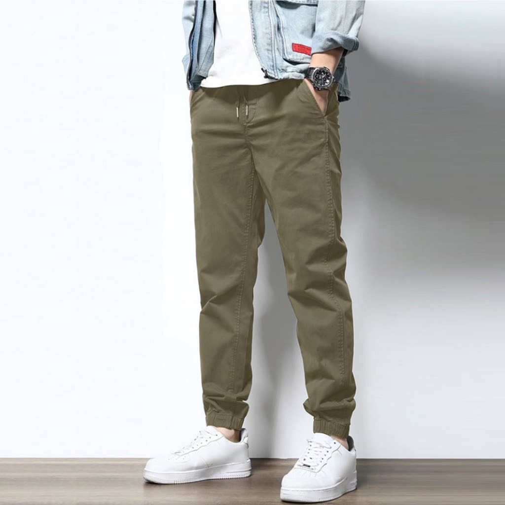 QUẦN JOGGER KAKI NAM CO DÃN CAO CẤP GIÁ SĨ HÀNG XUẤT KHẨU VẢI XỊN  JGT101