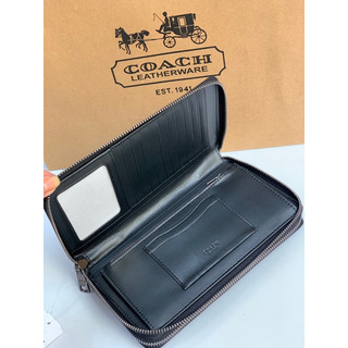 Clutch C nam 2 ngăn da thật