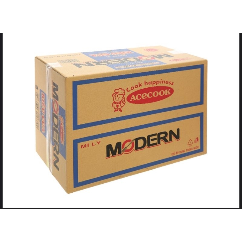 Thùng 24 ly mì Modern riêu cua 65g