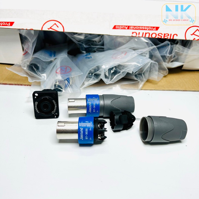 Jack Loa Speakon Jiasound ST-302C Chính Hãng