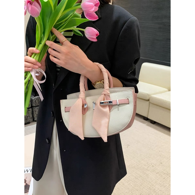 Túi xách nữ HM Kelly bản mặt trăng nhiều màu Old Money nữ tính nhẹ nhàng sang chảnh