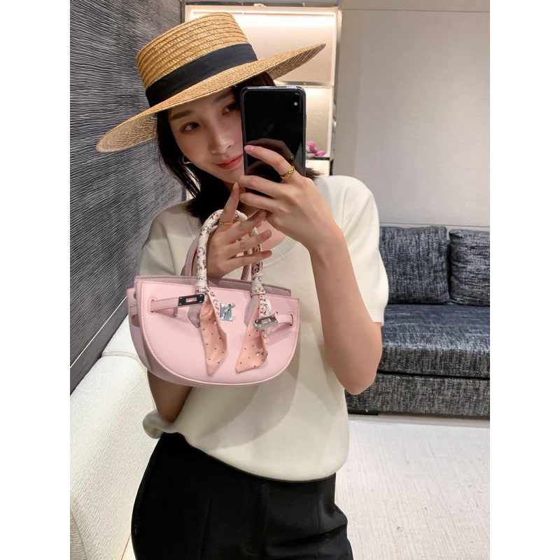 Túi xách nữ HM Kelly bản mặt trăng nhiều màu Old Money nữ tính nhẹ nhàng sang chảnh