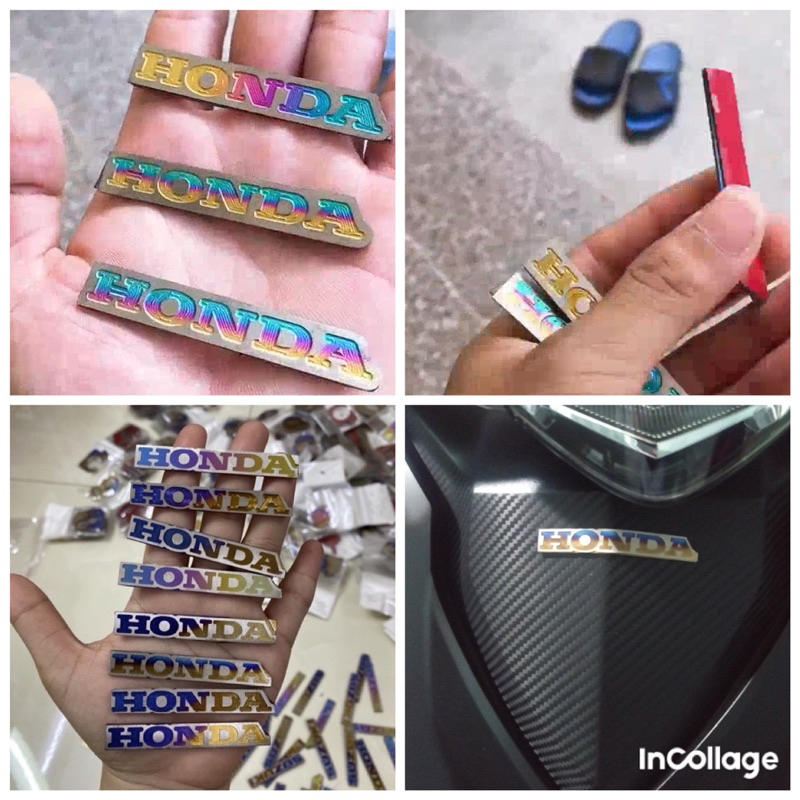 Logo Titan Chữ Honda Dán Nhiều Vi Trí Trên Xe