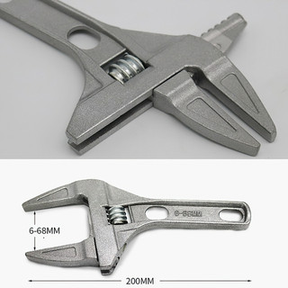 [giá cực thấp]Mỏ lết Cờ lê vặn ống nước độ mở 6-68mm