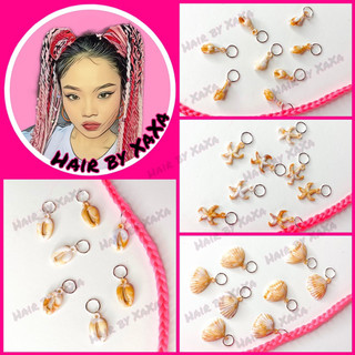 Một quà tặng cho khách mua Phụ Kiện Tóc Dreadlock Charm Ốc Sò Sao Biển Phụ Kiện Trang Trí Tóc Tết Box Braids