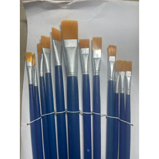 Cọ Vẽ Tranh Loại To Các Cỡ (Vỉ 12 Cây)