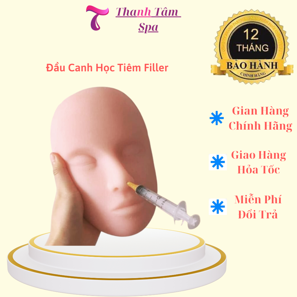 Đầu Manocanh silicon siêu mềm học tiêm filler, căng chỉ, Đầu canh silicon dẻo Hàng loại 1