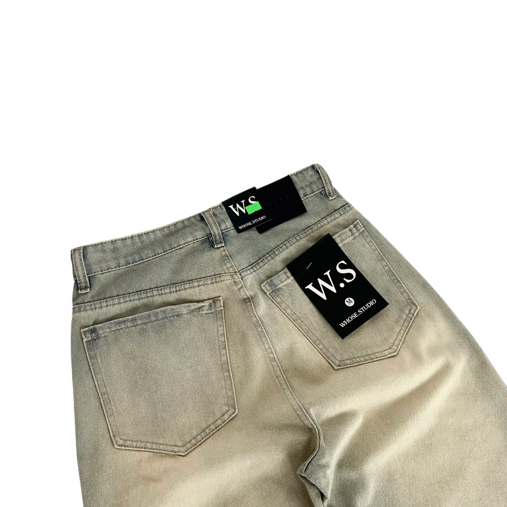 LIGHT SMOKE BAGGY JEANS - Quần jeans màu khói 1185
