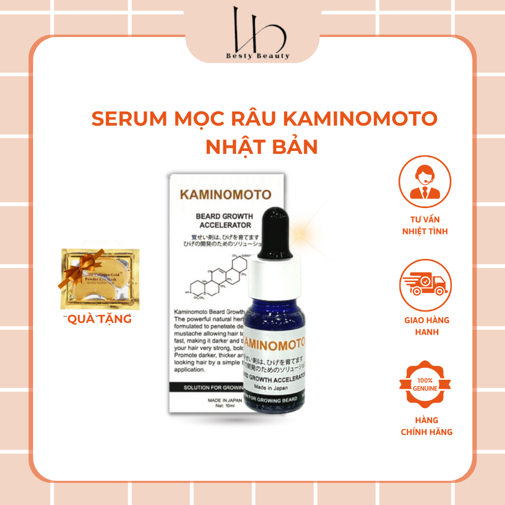 Mua Serum Kích Mọc Râu Kaminomoto Nhật Bản Kích Râu Mọc Nhanh, Đen, Rậm ...