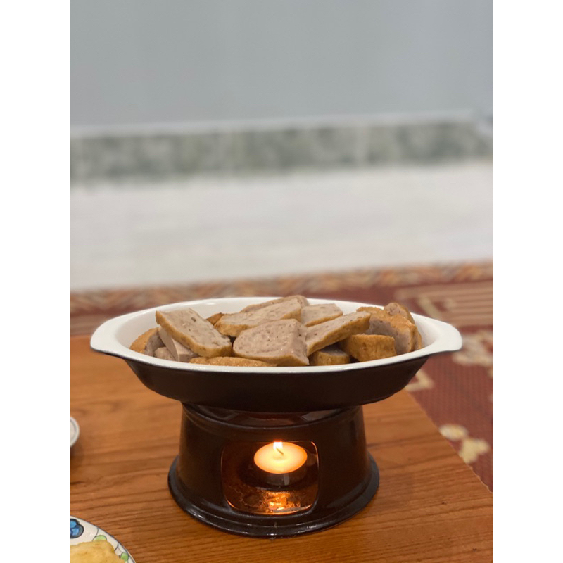 Bát Hâm Nóng Kèm Bếp Sứ Làm Nóng Thức Ăn Men Bóng Loại 1 Gốm Sứ Bát Tràng Cao Cấp