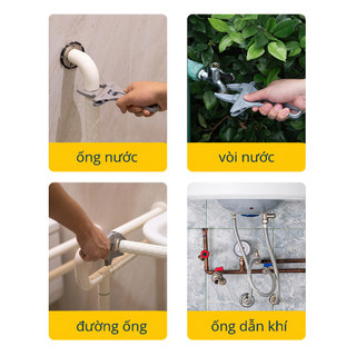[giá cực thấp]Mỏ lết Cờ lê vặn ống nước độ mở 6-68mm