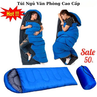 Túi ngủ văn phòng gấp gọn đa năng, túi ngủ đi phượt, dã ngoại có khoá kéo hở đầu ( Hàng Loại 1 )
