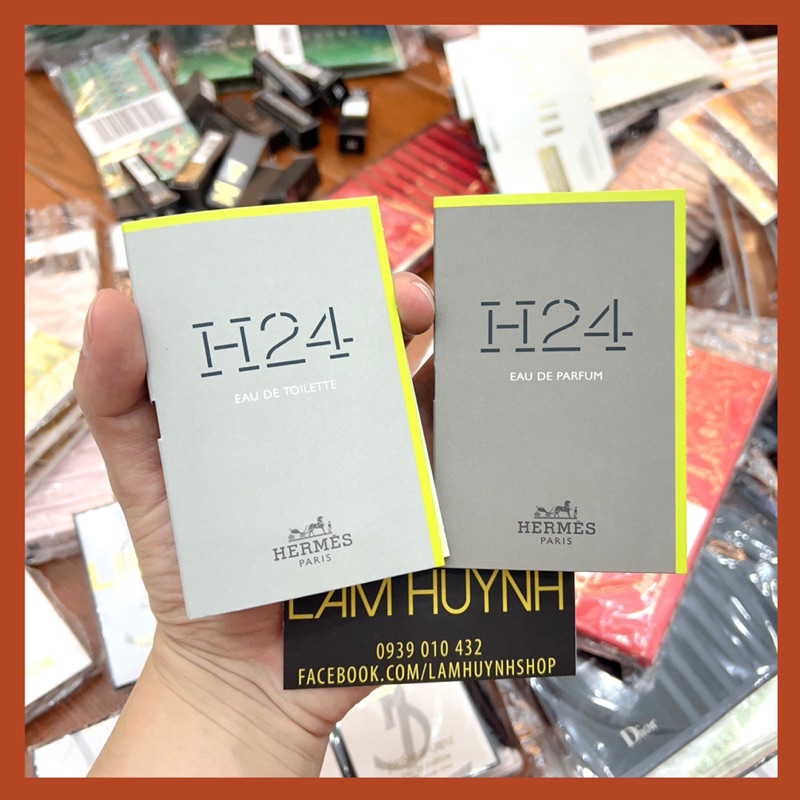 Vial Nước hoa Nam Hermès H24 Edt - Edp 2ml