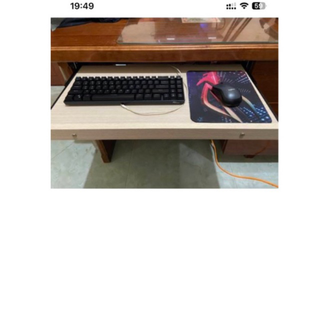 Khay để bàn phím treo gỗ loại tốt