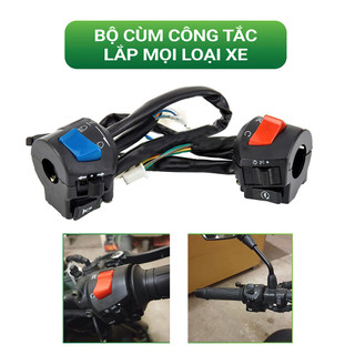 Cùm công tắc chức năng chế gắn sirius, nvx, exciter, dream, sonic, rider có passing