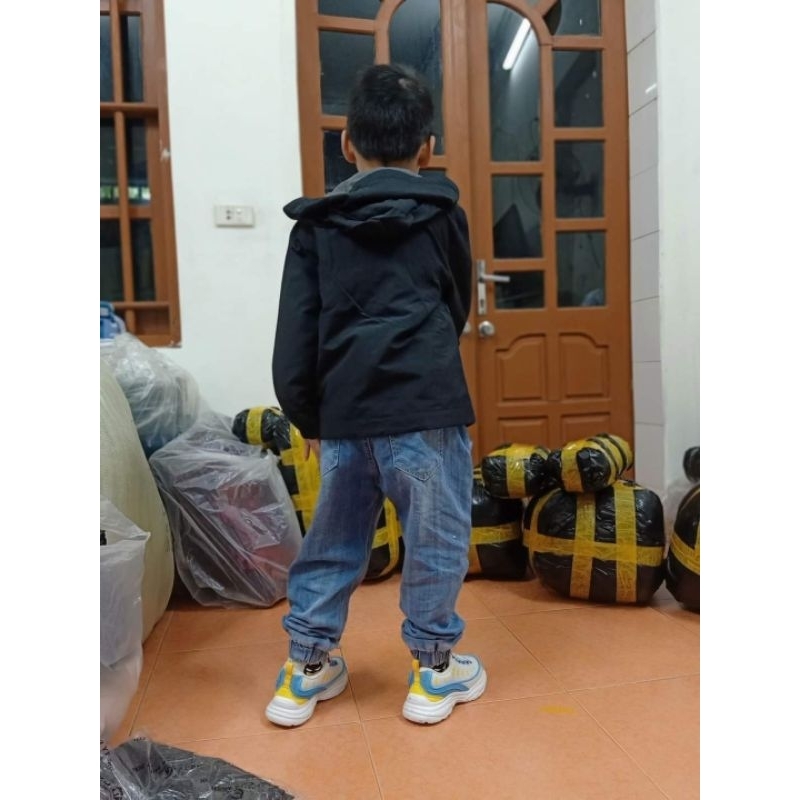 Áo khoác gió lót nỉ mềm oldnavy