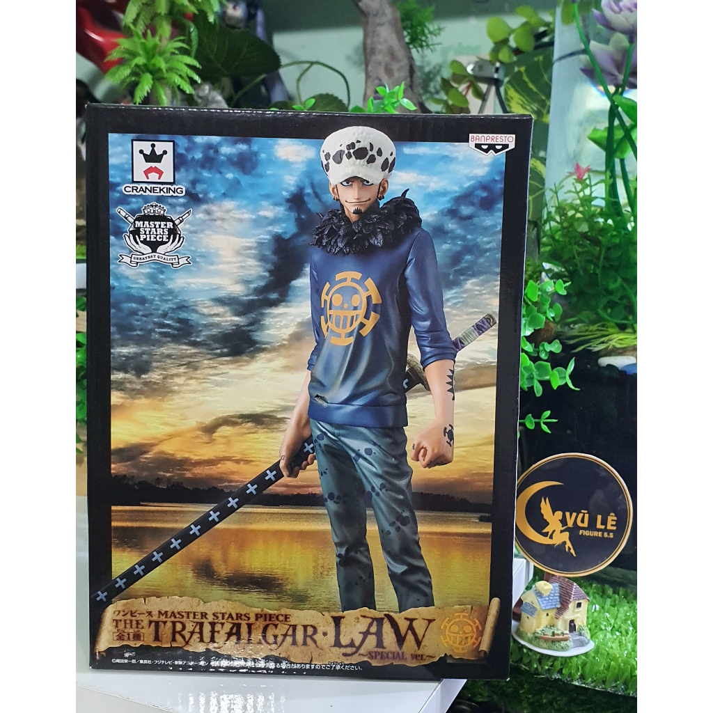 Mô hình One Piece - Trafalgar Law chính hãng Banpresto, Master Stars Piece. Anime figure chính hãng Nhật Bản