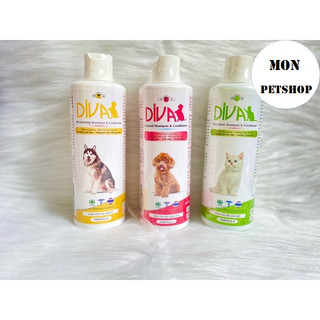Sữa tắm diva dưỡng lông, khử mùi, mềm mượt thơm lâu cho thú cưng - 400ml