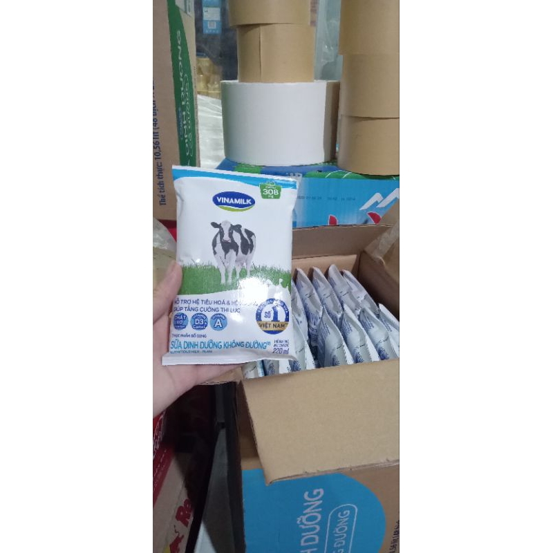Sữa bịch vinamilk không đường