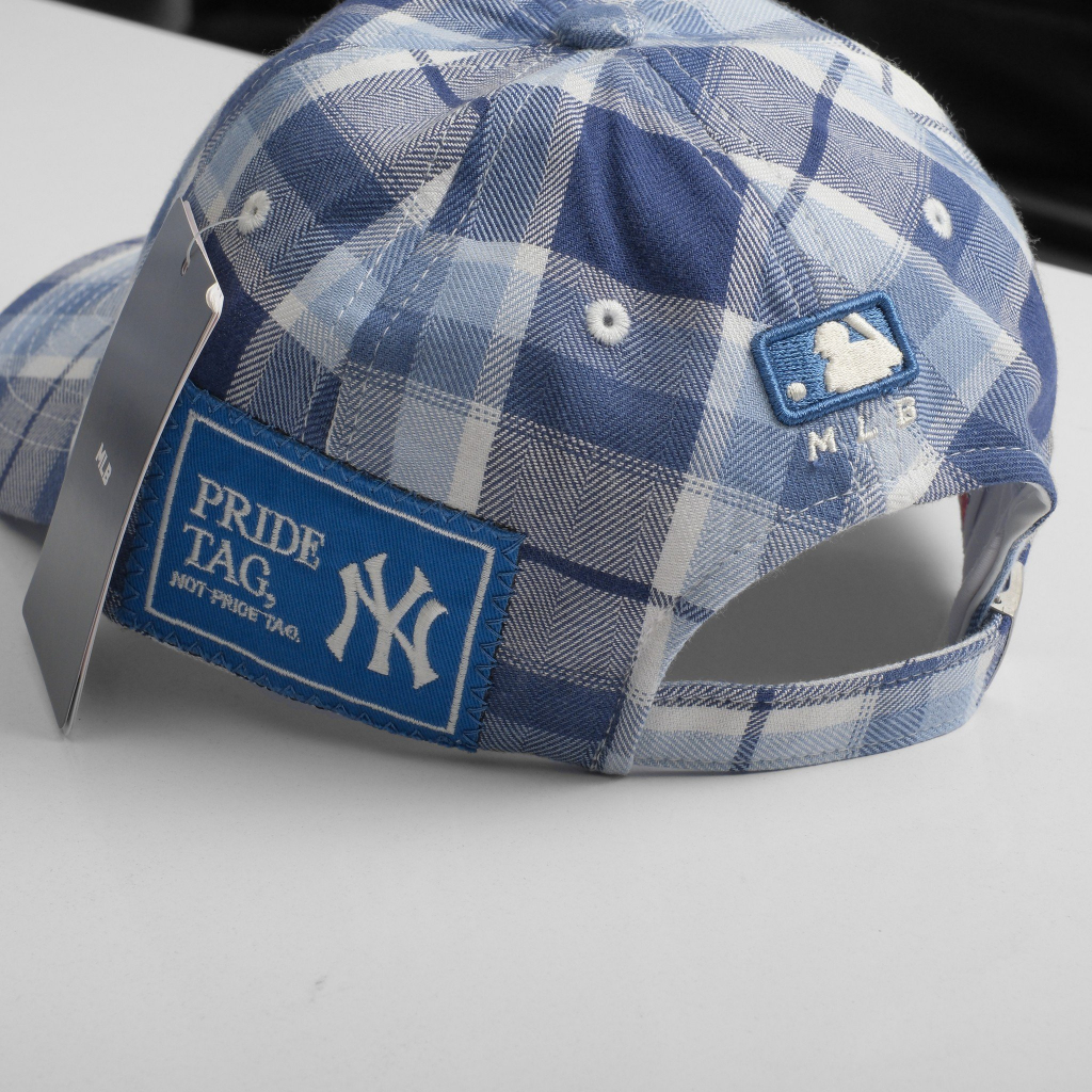 Mũ lưỡi trai Meowist Unisex MLB chất liệu vải Kaki logo NY ,nón lưỡi trai Hàn Quốc