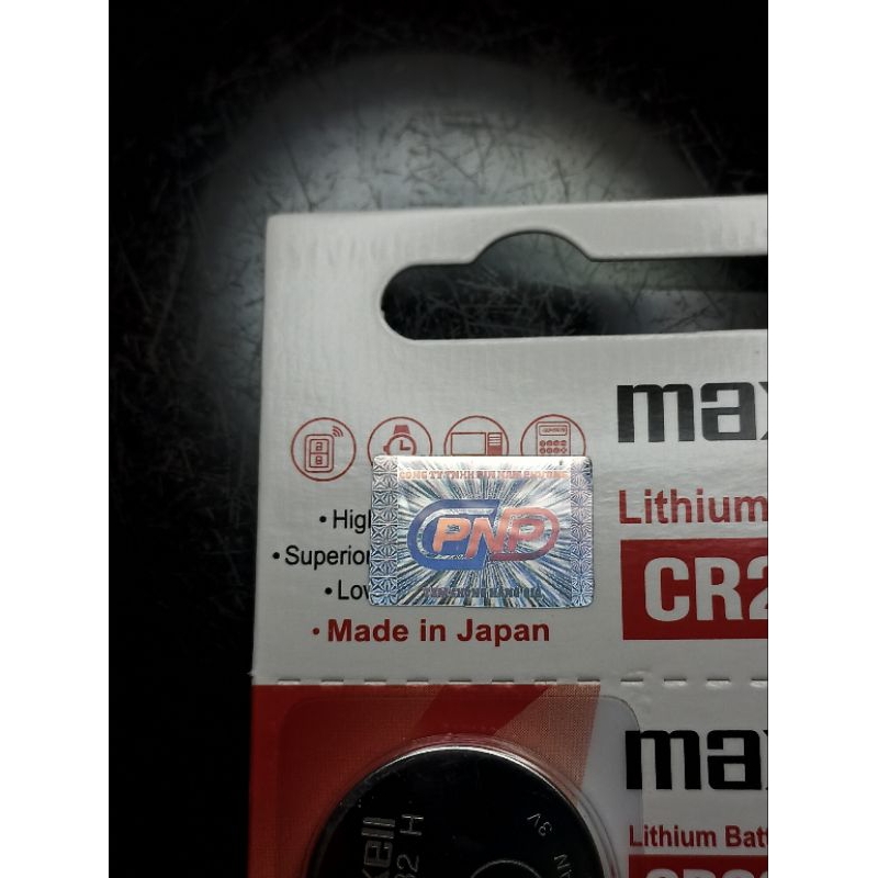 1 viên pin Maxell CR2032 chính hãng cho remote xe máy, xe hơi, máy tính 2032