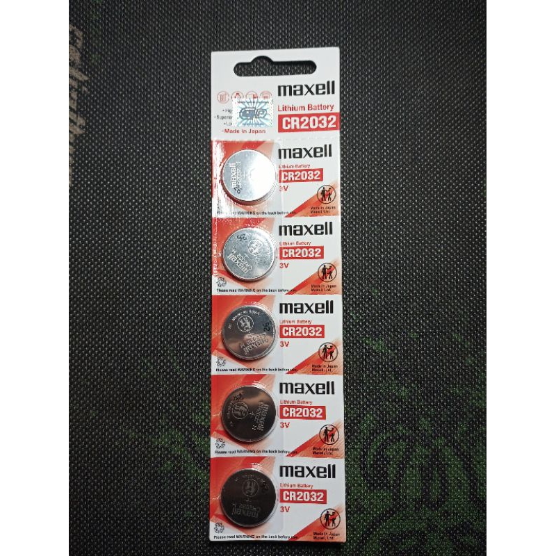 1 viên pin Maxell CR2032 chính hãng cho remote xe máy, xe hơi, máy tính 2032