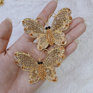 phụ kiên đính dép HVN charm b.lớn màu vàng