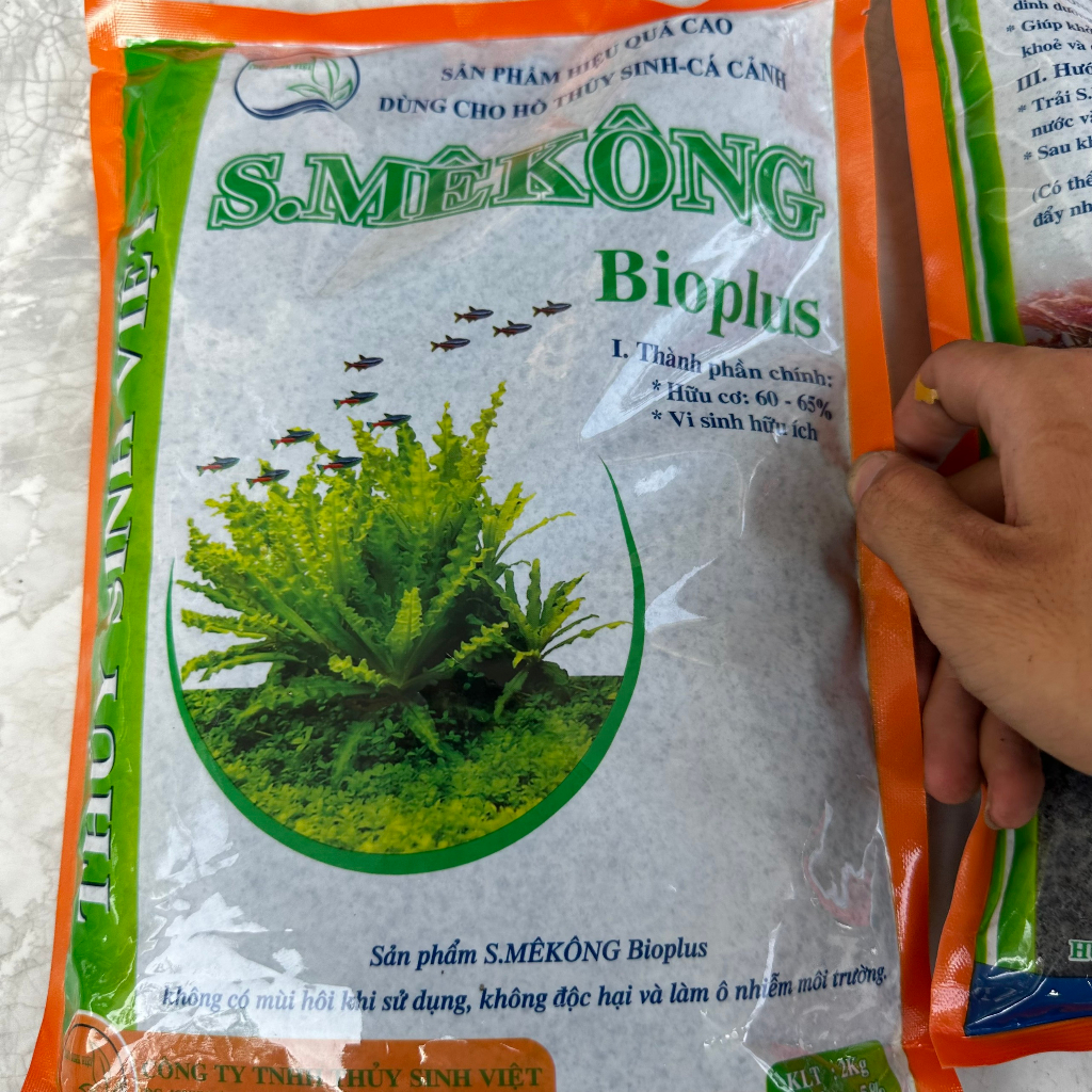 Phân nền thủy sinh S.MÊKÔNG Bioplus 2kg