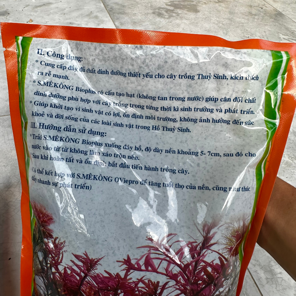 Phân nền thủy sinh S.MÊKÔNG Bioplus 2kg