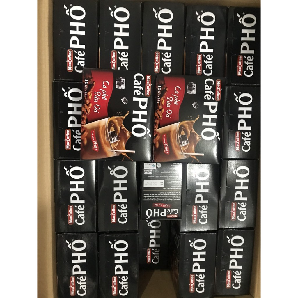 Cà Phê Phố  Hộp 10 gói x 24g