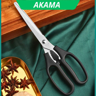 Kéo cắt thịt nướng K08 - Kéo lưỡi dài inox không gỉ tay cầm bọc nhựa chống trượt