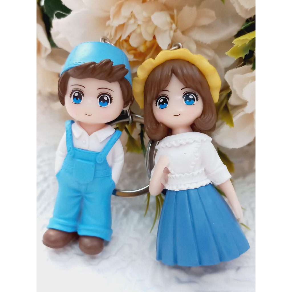 *Kho Sỉ* Móc KHóa Đôi Cô Cậu Bé Siêu Xinh.